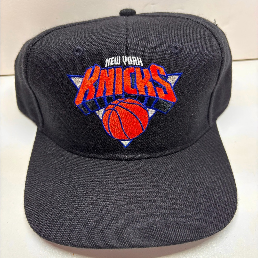 New York Knicks Black and Orange snapback Hat One Size NY Knicks basketball